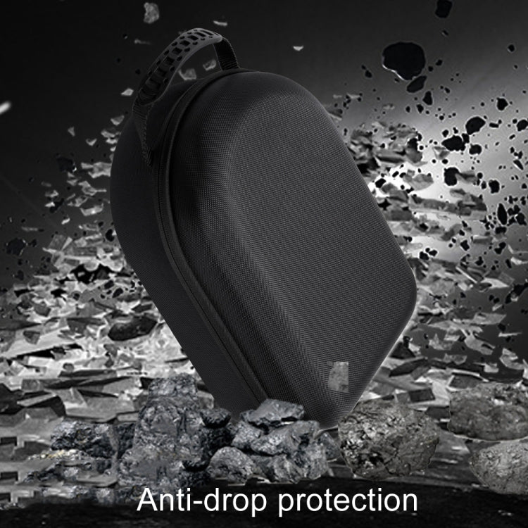 For Apple Vision Pro Storage Bag VR Headwear EVA Portable Hard Case, EVA+Cloth Pattern