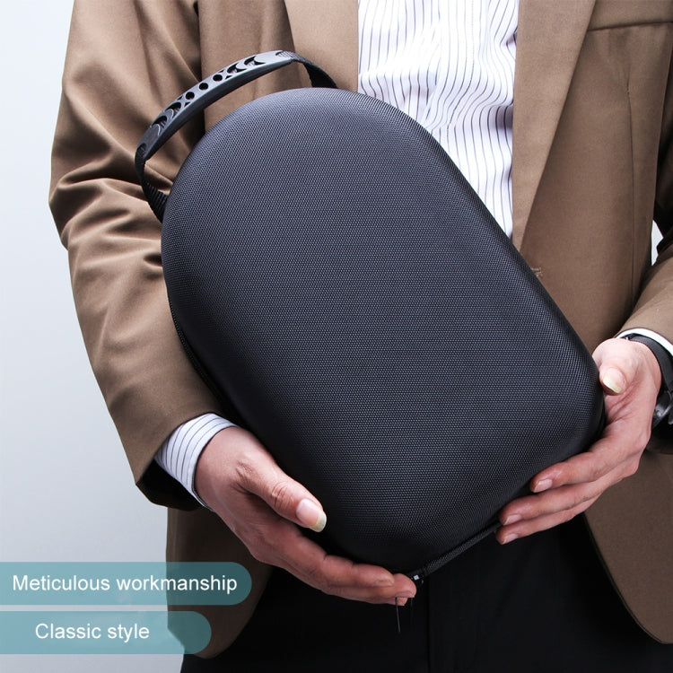 For Apple Vision Pro Storage Bag VR Headwear EVA Portable Hard Case, EVA+Cloth Pattern