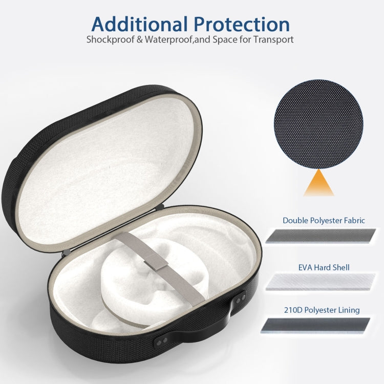 For Apple VR Vision Pro Oxford Cloth Storage Bag VR Glasses Anti-Scrape Portable Bag, Oxford Cloth