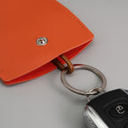 Pull-out Personalized Ladies Car Key Bag Portable Large Capacity Storage Key Cover, Black, Green Blue, Light Pink, Black With Seal, Yellow With Seal, Red With Seal