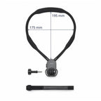 Original Neck Strap Mount Max for DJI Osmo 360 / Action 3 / Action 4 / Action 5 Pro, Neck Strap Mount Max