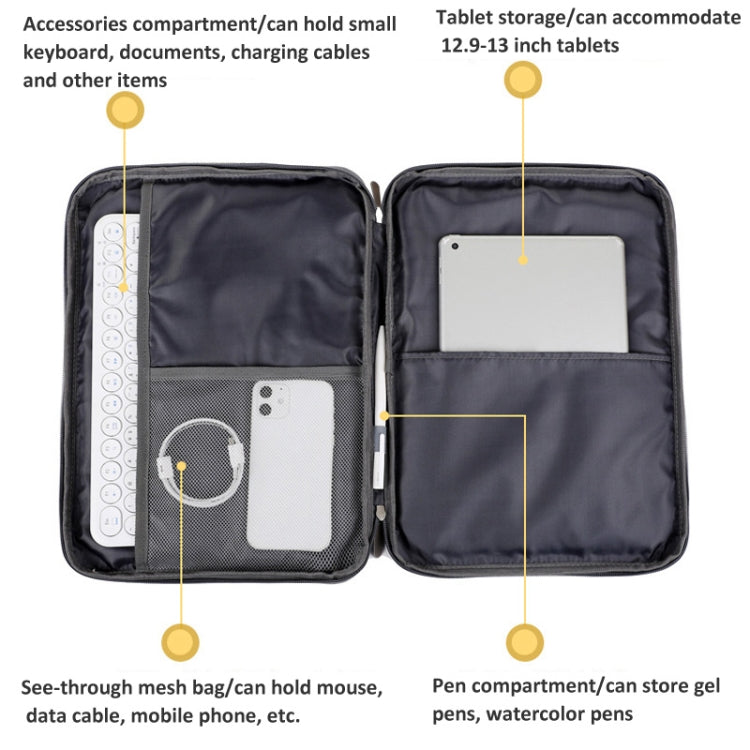 Oxford Cloth Laptop Bag Waterproof Tablet Storage Bag, 10/11 Inch, 13/13.3 Inch