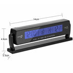 Car Digital Display Clock Luminous Electronic Thermometer Voltmeter
