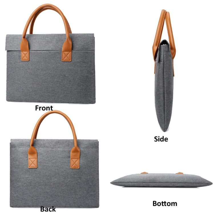 Oxford Cloth Lightweight Portable Laptop Bag With PU Handle, 13.3 Inch, 14 Inch, 15.6 Inch