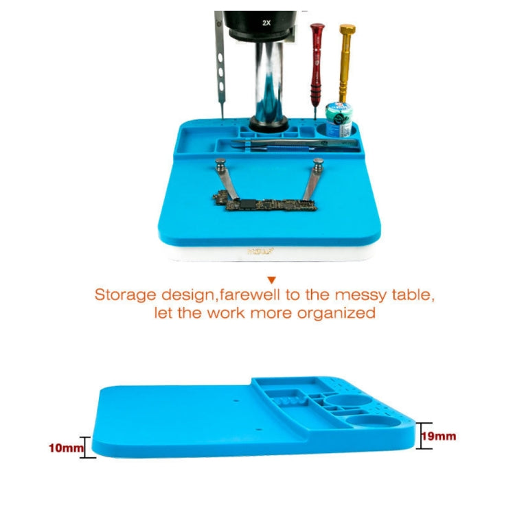 Mobile Phone Repair Microscope Silicone Insulation Work Mat, 20x26cm