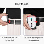 PGM ZP040 Golf Rangefinder Belt Clip Lightweight Portable Ball Bag Magnetic Buckle