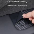 4pcs /Set For Tesla Model 3 Lift Window Button Sticker Car Interior, Carbon Fiber, Starry Line