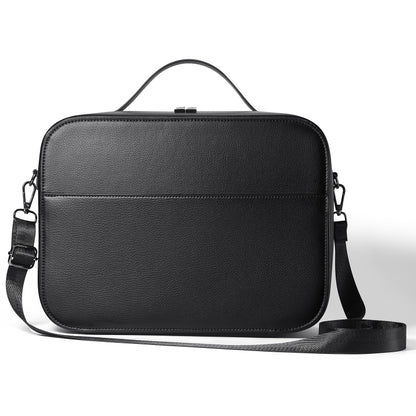 For Apple Vision Pro Headset Multifunctional Storage Bag Carrying Case, Black, Brown