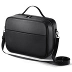 For Apple Vision Pro Headset Multifunctional Storage Bag Carrying Case, Black, Brown