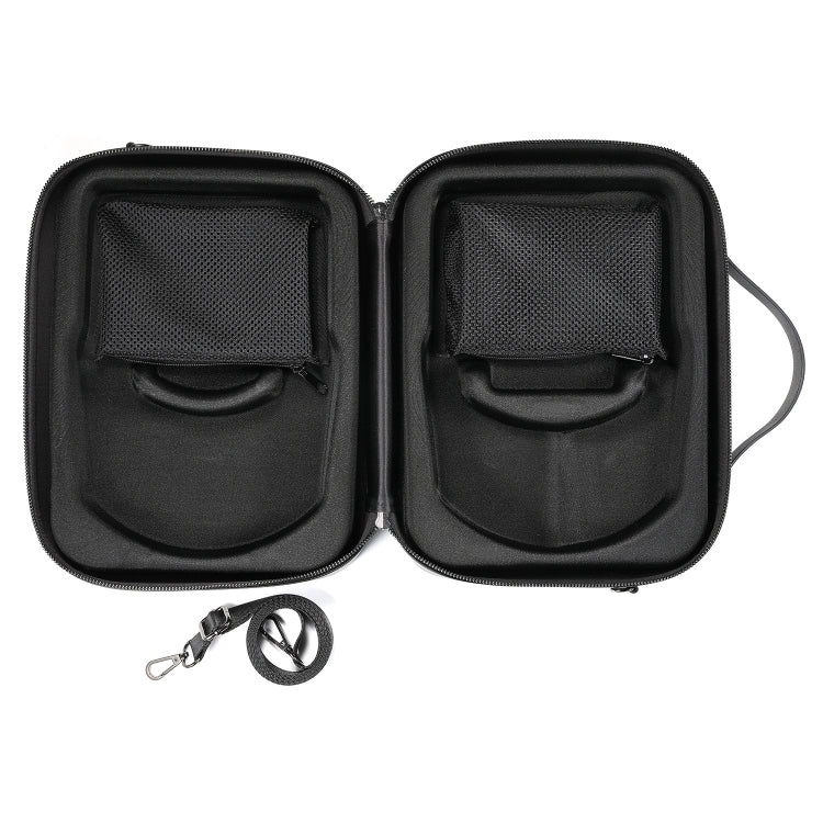 For Apple Vision Pro Headset Multifunctional Storage Bag Carrying Case, Black, Brown