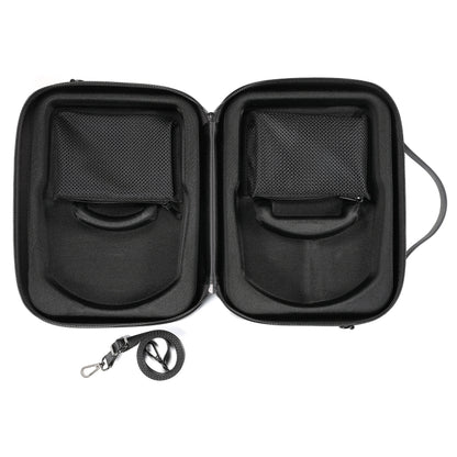 For Apple Vision Pro Headset Multifunctional Storage Bag Carrying Case, Black, Brown