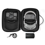 For Apple Vision Pro Headset Multifunctional Storage Bag Carrying Case, Black, Brown