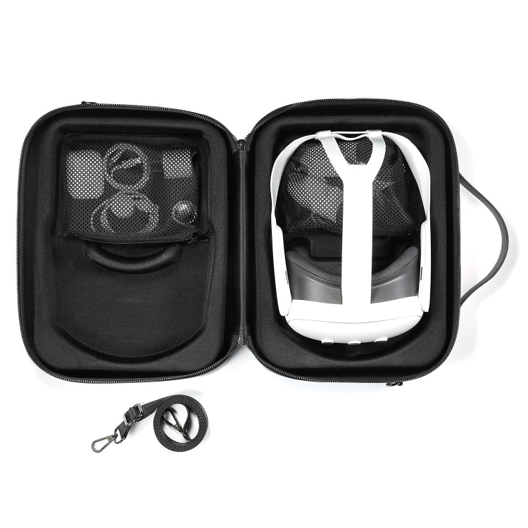 For Apple Vision Pro Headset Multifunctional Storage Bag Carrying Case, Black, Brown