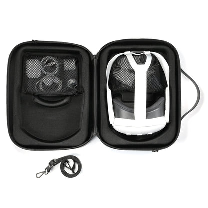 For Apple Vision Pro Headset Multifunctional Storage Bag Carrying Case, Black, Brown