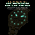 BINBOND B3030 Embossed Dragon Luminous Waterproof Quartz Watch, Full-gold Gold, Full-gold Black, Full-gold White, Black Steel-Black, White Steel-Black, White Steel-White, Brown Leather-Full-gold-Gold, Brown Leather-Full-gold-Black                      ...