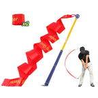 Golf Exerciser Ribbon Swing Stick Audible Practice To Improve Swing Speed, PGM HGB020