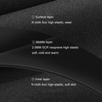 DIVE & SAIL 3mm Short Sleeve One-Piece Warm Wetsuit Cold Resistant Diving Surfing Swimsuit, S, M, L, XL, XXL