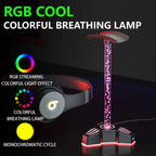 RGB Lighted Headphone Stand With Ambient Light USB Expansion Port Headphone Display Bracket, Without 3.5mm Port, With 3.5mm Port