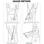 PGM HGB023 Foldable Golf Swing Trainer Correction Practitioner Adjustable Length Angle Trainer For Beginner