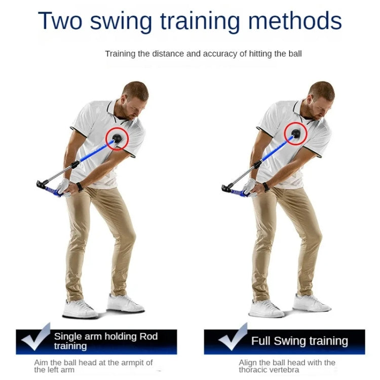 PGM HGB023 Foldable Golf Swing Trainer Correction Practitioner Adjustable Length Angle Trainer For Beginner