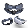 For Meta Quest 3 Adjustable Replacement Eye Mask VR Blackout Soft Replacement Face Mask Set, Without Fan