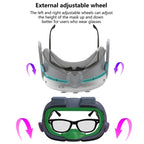 For Meta Quest 3 Adjustable Replacement Eye Mask VR Blackout Soft Replacement Face Mask Set, Without Fan