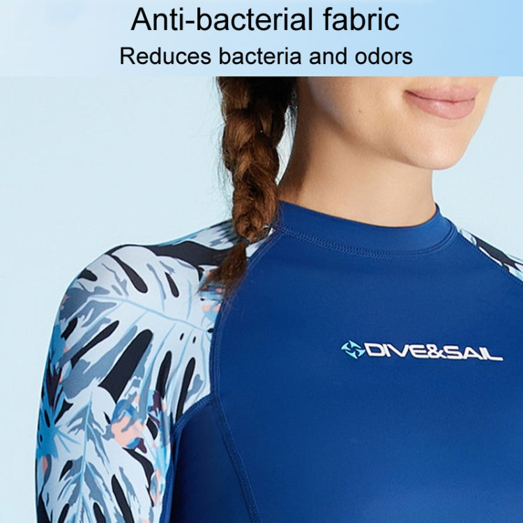 DIVE & SAIL Ladies Quick-Drying Sun Protection One-Piece Wetsuit Swimming And Surfing Snorkeling Suit, S, M, L, XL, XXL