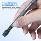 MECHANIC Cell Phone Motherboard Chip Degumming Brush PCB De-Tin Cleaning Cylinder Long Handle Brush, Sideburns, Steel Wire, Double-ended Sideburns+Steel Wire