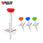 PGM QT022 Golf Tee Adjustable Limit Aiming Assist 77mm Tee Length, 4pcs /Box