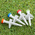 PGM QT022 Golf Tee Adjustable Limit Aiming Assist 77mm Tee Length, 4pcs /Box