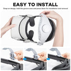 DEVASO VR Glasses Retractable Adjustable Headband Accessories For Meta Quest 3S / Meta Quest 3 / Meta Quest 2 / Meta Quest Pro / Pico 4 / Pico 4 Pro, For Meta Quest 3 / Meta Quest 2 / Meta Quest Pro / Pico 4 / Pico 4 Pro