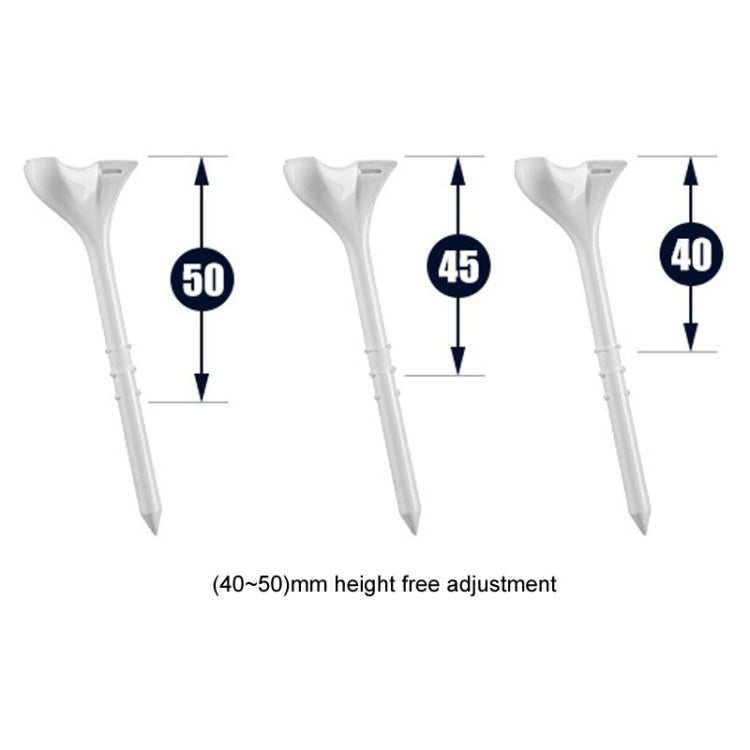 20pcs /Box PGM QT031 83mm Golf Ball Tee 10 Degree Angled Ball Spike Aiming Arrow