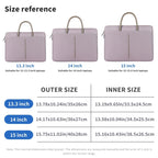 Oxford Cloth Laptop Bag Mens Womens Briefcase with PU Handle, 13 -13.3 Inch, 14 -14.6 Inch, 15 -15.6 Inch