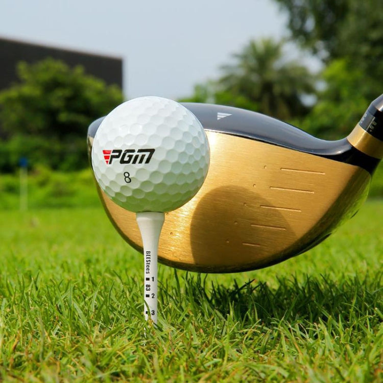 30pcs /Box PGM QT029 Golf Wooden Tee Limit Adjustable Height Ball Spike Golf Depth Marker Tee, 53mm, 69mm, 83mm