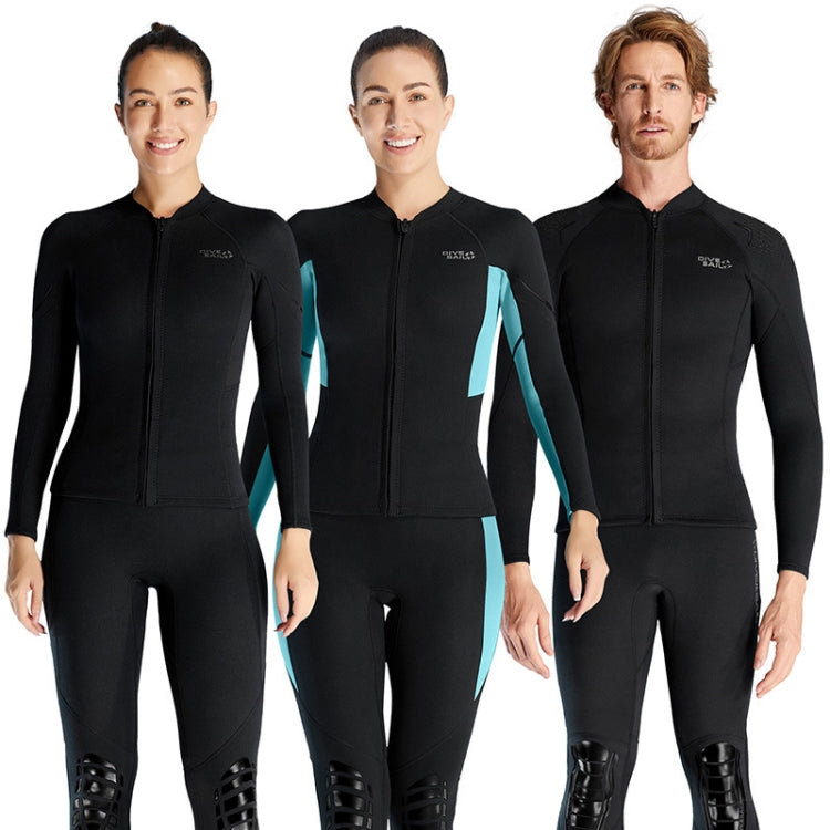 DIVE & SAIL 1.5mm Warm One-Piece Wetsuit Cold Resistant Swimming And Snorkeling Suit, S, M, L, XL, XXL