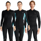 DIVE & SAIL 1.5mm Warm One-Piece Wetsuit Cold Resistant Swimming And Snorkeling Suit, S, M, L, XL, XXL
