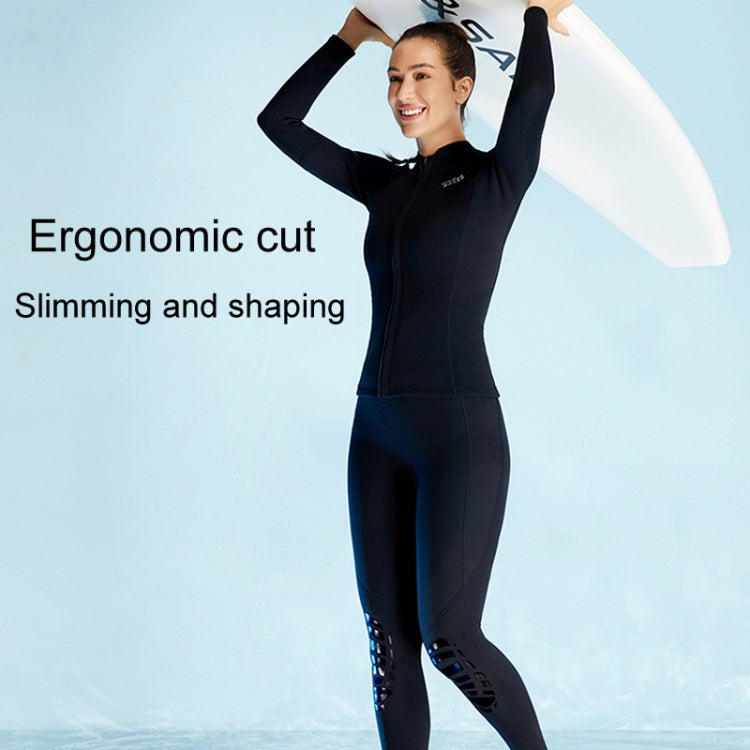 DIVE & SAIL 1.5mm Warm One-Piece Wetsuit Cold Resistant Swimming And Snorkeling Suit, S, M, L, XL, XXL