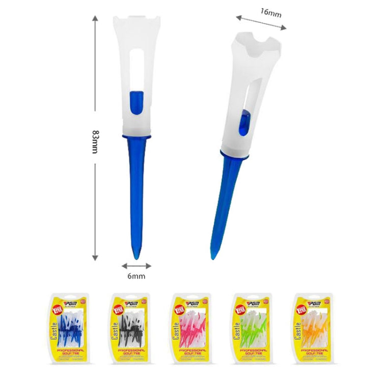 20pcs /Box PGM QT026 83mm Golf Ball Tee Competition Spike Ball Holder