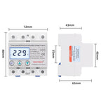 3-phase 380V LCD Self-resetting Adjustable Surge Voltage Protector, SINOTIMER STVP-932 40A, SINOTIMER STVP-932 50A, SINOTIMER STVP-932 63A, SINOTIMER STVP-932 80A