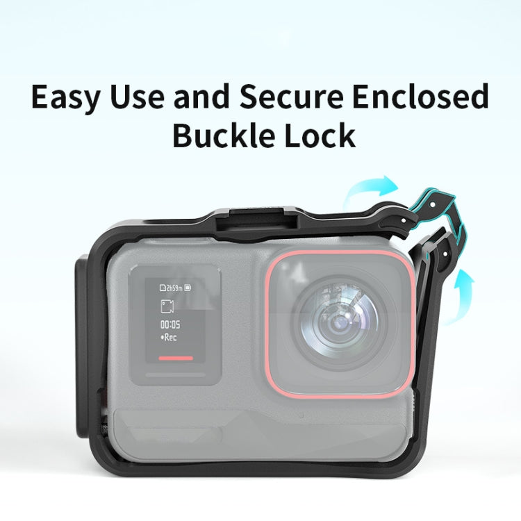 For Insta360 Ace / Ace Pro aMagisn Rabbit Cage Border Sports Camera Accessories, ABS