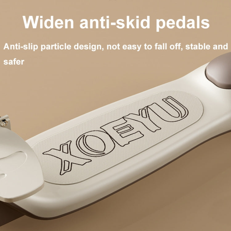 XOEYU K8 Multifunctional Adjustable Folding Children Scooter with Music and Lights, Single Coffee, Single Pink, Single Green, Single Blue, 3-in-1 Coffee, 3-in-1 Pink, 3-in-1 Green, 3-in-1 Blue, 6-in-1 Coffee, 6-in-1 Pink, 6-in-1 Green, 6-in-1 Blue