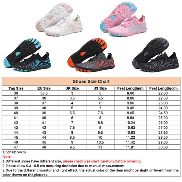Womens Girls Water Shoes Quick Dry Aqua Socks Barefoot Beach Shoes Comfort Swim Sneakers, 36, 37, 38, 39, 40, 41, 42