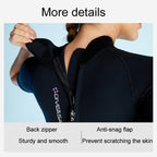 DIVE & SAIL 1.5mm Short Sleeve One-Piece Warm Wetsuit Surfing Snorkeling Winter Swimming Gear, S, M, L, XL, XXL