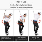 Golf Front / Rear Center of Gravity Transfer Plate For Beginners Improves Balance and Stability, PGM HL013
