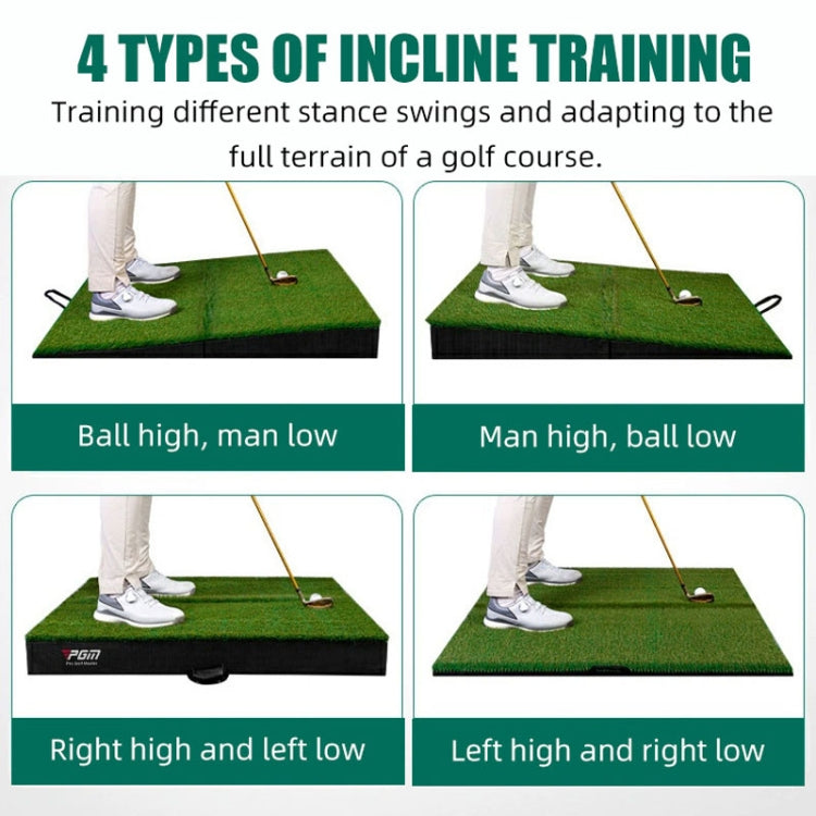 Golf Slope Strike Pad Foldable Swing Trainer Hi-Low Slope Pad, PGM DJD041