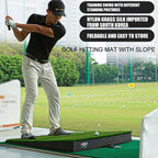 Golf Slope Strike Pad Foldable Swing Trainer Hi-Low Slope Pad, PGM DJD041