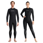 DIVE & SAIL 3mm Long Sleeve One-Piece Warm Wetsuit Surfing Snorkeling Winter Swimming Gear, S, M, L, XL, XXL
