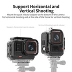 aMagisn Horizontal and Vertical Shooting Dive Shell 60m Waterproof Shell Accessories, For Insta360 Ace Pro, For Insta360 Ace