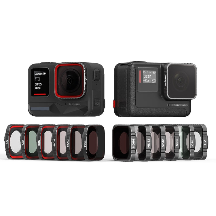 aMagisn Waterproof Filter Protective Goggles Sports Camera Accessories, For Insta360 Ace Pro UV, For Insta360 Ace Pro CPL, For Insta360 Ace Pro CPL+ND8+ND16+ND32, For Insta360 Ace Pro ND8+ND16+ND32+ND64, For Insta360 Ace UV, For Insta360 Ace CPL       ...