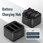 For DJI Osmo Action 4 / 3 AMagisn Battery Charger Seat, For DJI Osmo Action 4 / 3